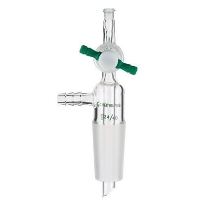 ADAPTERS, LUER, VACUUM, PTFE STOPCOCK