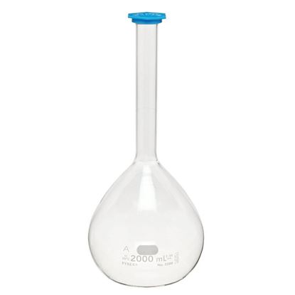 FLASKS, VOLUMETRIC, CLASS A, SNAP CAPS, PYREX®