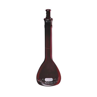 FLASKS, LOW ACTINIC, VOLUMETRIC, CLASS A, PYREX® STOPPER, PYREX®