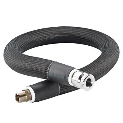 HOSES, FLEXIBLE, TRIPLE INSULATED, NPT MALE TO BEADED PIPE
