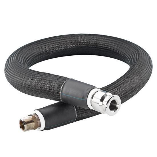 HOSES, FLEXIBLE, TRIPLE INSULATED, NPT MALE TO BEADED PIPE