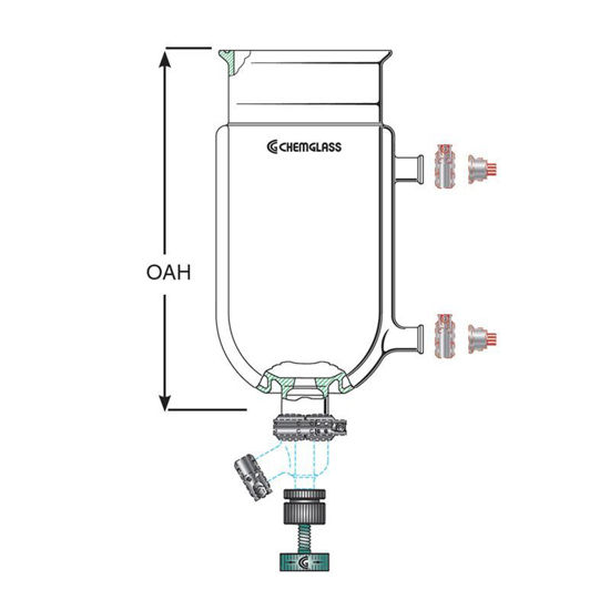 PROCESS REACTION VESSELS, JACKETED, LARGE SCALE