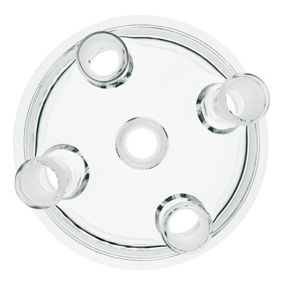 REACTION VESSEL LIDS, 5-NECKS, 10° ANGLED SIDE NECKS