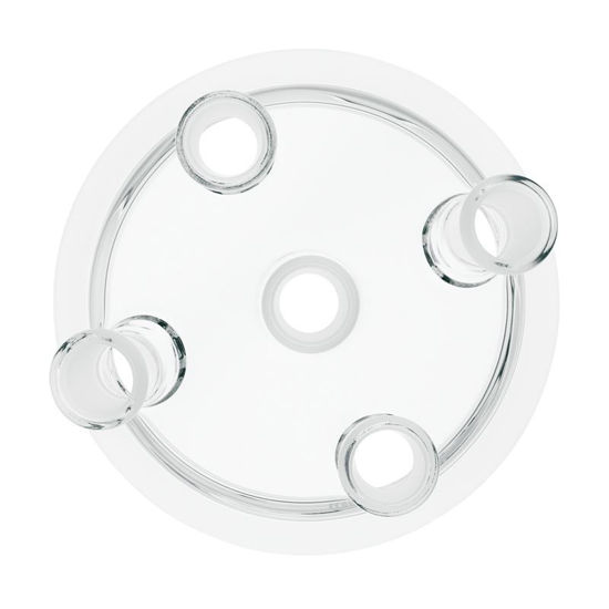 REACTION VESSEL LIDS, 5-NECKS, LOW PROFILE, 10° ANGLED SIDE NECKS