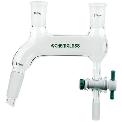 ADAPTERS, DISTILLING, PROCESS REACTORS, ANGLED