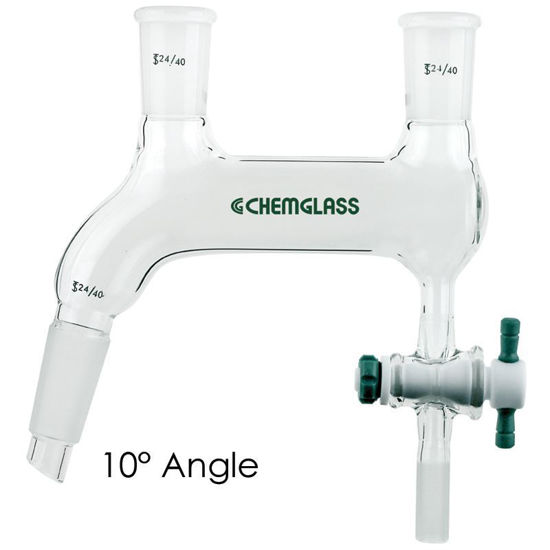 ADAPTERS, DISTILLING, PROCESS REACTORS, ANGLED
