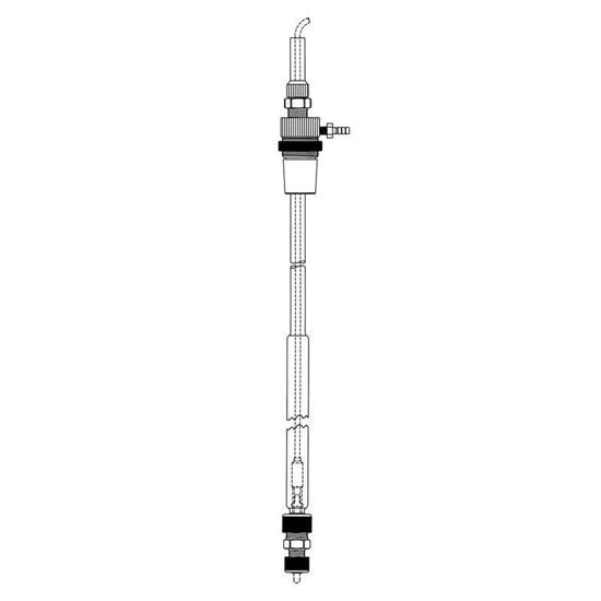 GLASS BAFFLES, PROCESS REACTORS, pH ELECTRODE, 10L THRU 50L, KORZUN†