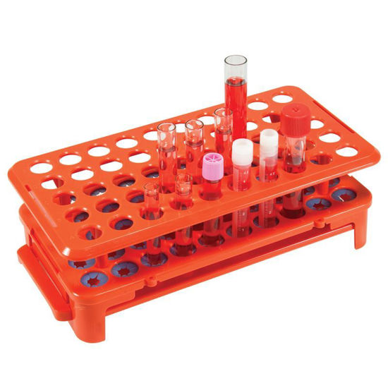 CLS-4779G-17; RACKS WITH GRIPPERS, WITH TUBE EJECTORS, 50-PLACE, FOR UP TO 16MM TUBES