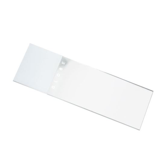 SLIDES, MICROSCOPE, WHITE FROSTED, 25 X 75MM
