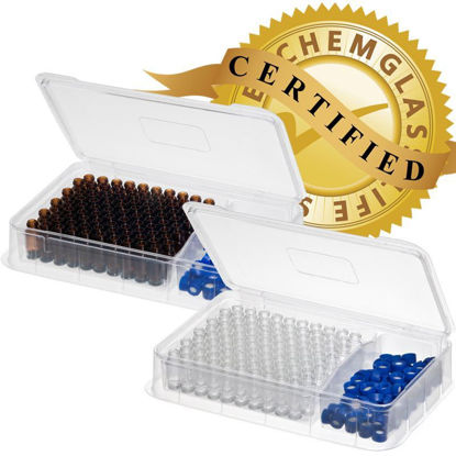 CERTIFIED PACKS, LARGE OPENING VIALS AND BONDED CLOSURES, 9MM THREAD, 2.0ML