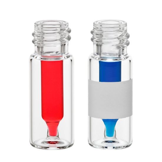 LARGE OPENING SCREW THREAD VIALS WITH FUSED INSERTS
