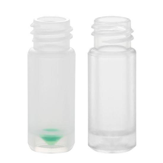 PLASTIC LIMITED VOLUME LARGE OPENING SCREW THREAD VIALS
