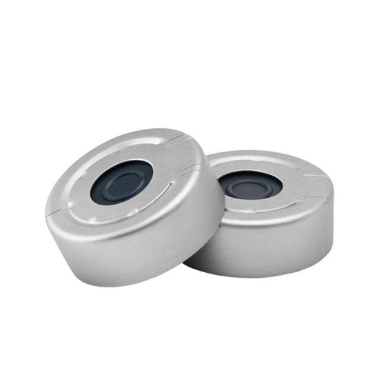 20MM SILVER ALUMINUM PRESSURE RELEASE SEALS