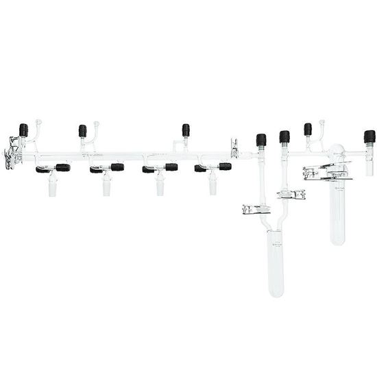 VACUUM/INERT LINES, 4-PORTS, OKUDA, AIRFREE®, SCHLENK