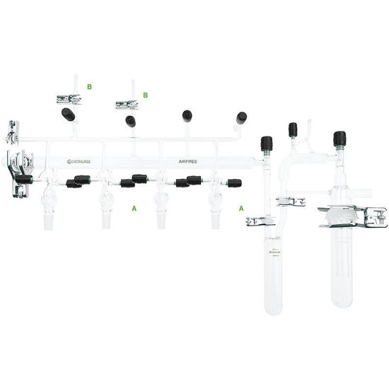 VACUUM/INERT MANIFOLD, 4-PORTS, AIRFREE®, SCHLENKF