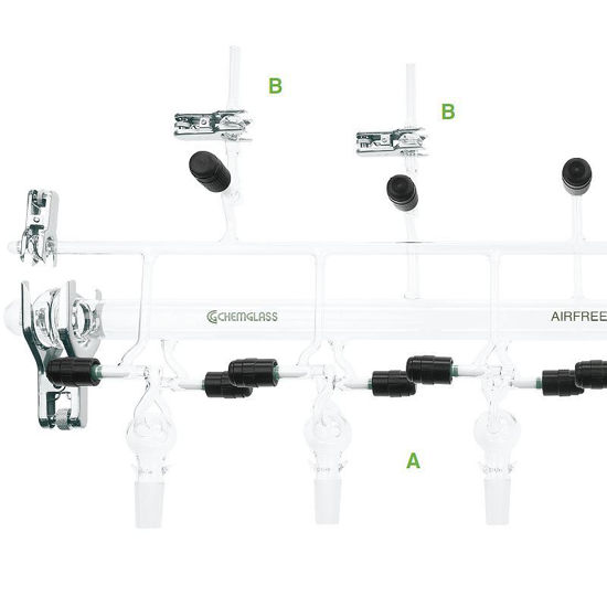 VACUUM/INERT MANIFOLD, 4-PORTS, AIRFREE®, SCHLENKF