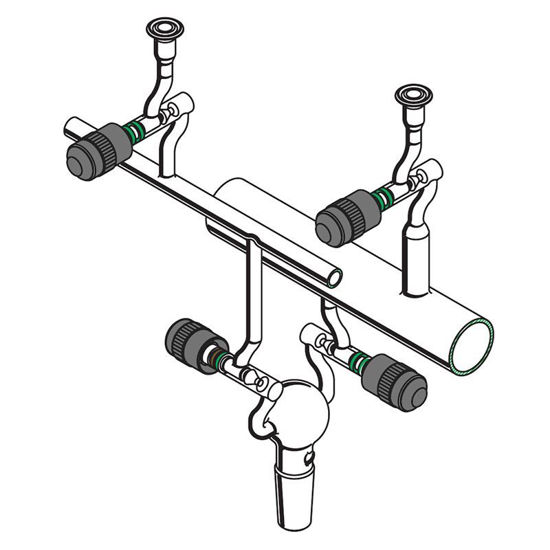 VACUUM/INERT MANIFOLD, 4-PORTS, AIRFREE®, SCHLENKF