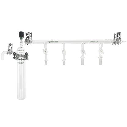 VACUUM MANIFOLDS, INERT LINES, 4-PORTS, AIRFREE®, SCHLENK