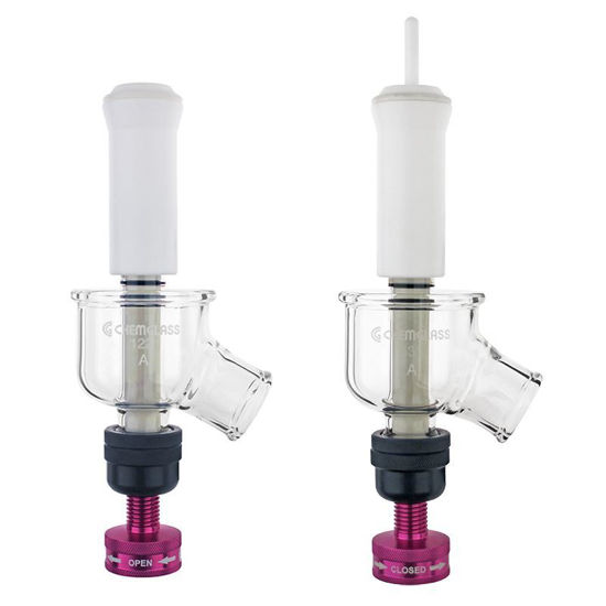 DRAIN VALVE, ZERO DEAD SPACE, IMPROVED, PILOT PLANT, 3” BEADED PIPE, FOR USE WITH CG-1968-W 400mm ID REACTORS
