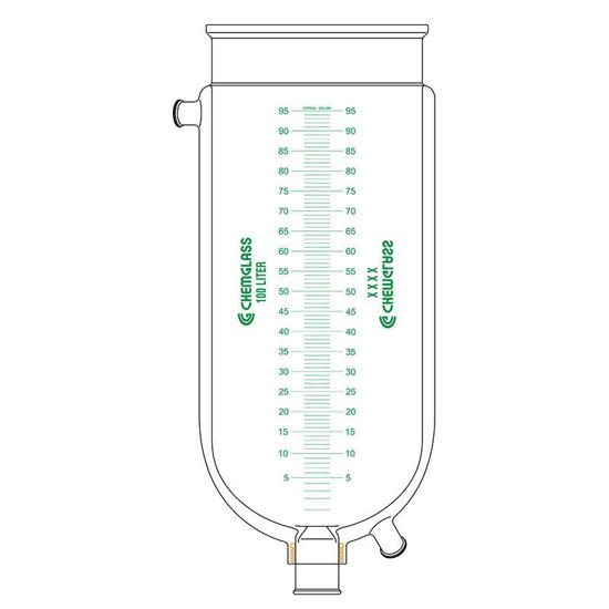 CG-1968-W100; 100L REACTION VESSEL, 400MM FLANGE, TALL