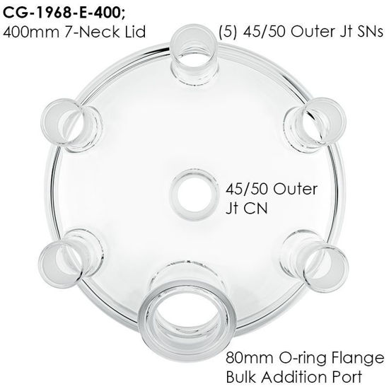 CG-1968-E-400; 400MM, 7-NECK REACTION VESSEL LID
