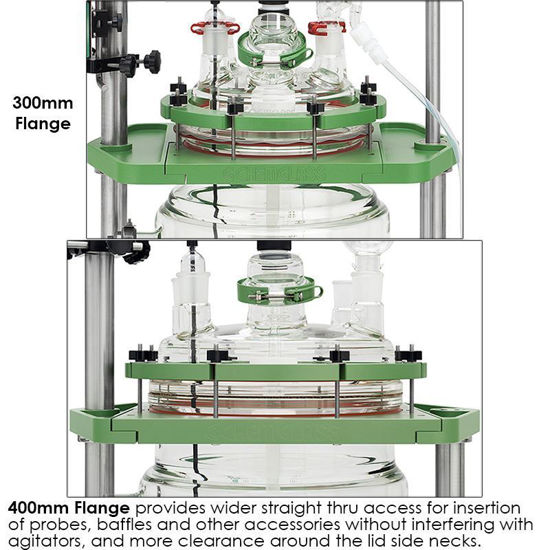 300mm AND 400mm FLANGE COMPARISONS