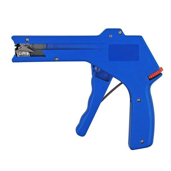 CABLE TIE GUN, PLASTIC, ADJUSTABLE TENSION, ZIP TIE