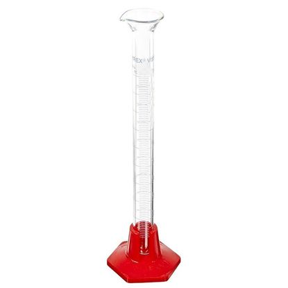 CYLINDERS, SINGLE METRIC, VOLUMETRIC, TC, PLASTIC HEXAGONAL BASE, GRADUATIONS, PYREX® VISTA™
