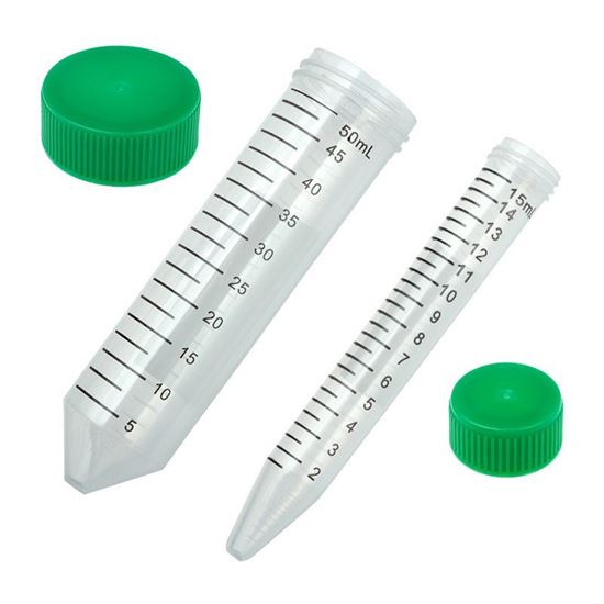CENTRIFUGE TUBES AND CAPS, BULK PACKED, NON-STERILE