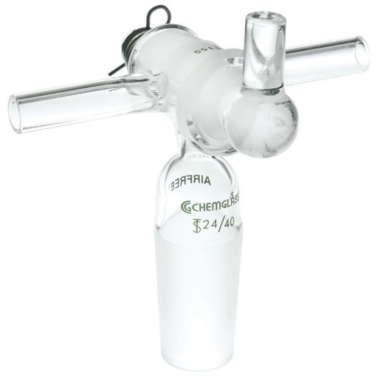 ADAPTERS, VACUUM OR INERT GAS, GLASS STOPCOCK, AIRFREE, SCHLENK