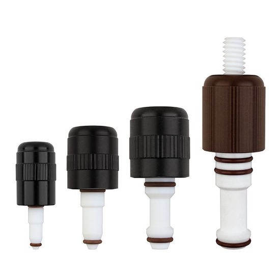 REPLACEMENT PLUGS FOR CHEM-VAC HIGH VACUUM VALVES, TFE, VITON O-RINGS