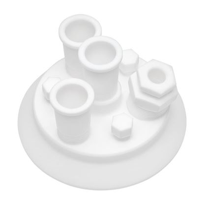 REACTION VESSEL LIDS, PTFE, 100MM