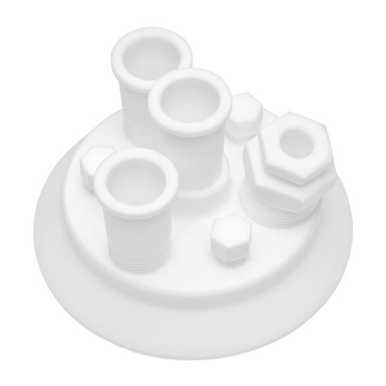 REACTION VESSEL LIDS, PTFE, 100MM