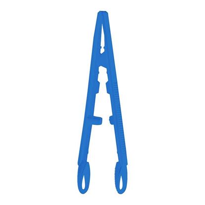FORCEPS WITH FLAT ROUNDED TIPS, TWEEZERS, POLYPROPYLENE