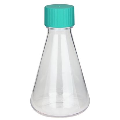 PETG ERLENMEYER FLASK, PLUG SEAL, STERILE, NEST