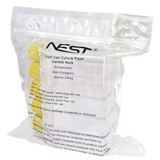 CELL CULTURE FLASKS, TISSUE CULTURE FLASKS, NON-TREATED, PLUG SEAL, STERILE, NEST