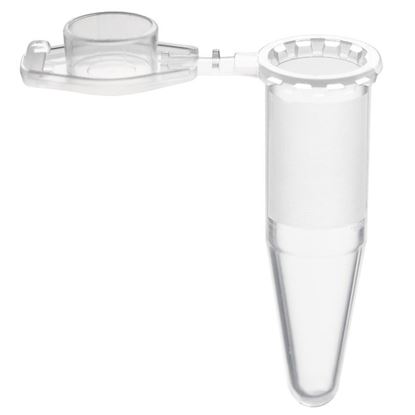 1.5ML MICROCENTRIFUGE TUBE, CLEAR, CONICAL, LOCK CAP, NEST