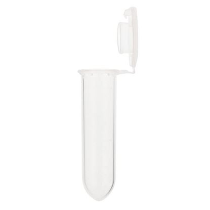 2.0ML MICROCENTRIFUGE TUBE, CLEAR, ROUND, LOCK CAP, NEST`