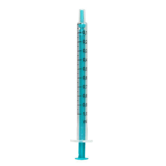 SYRINGES, POLYPROPYLENE, CENTRIC TIP, 1ML