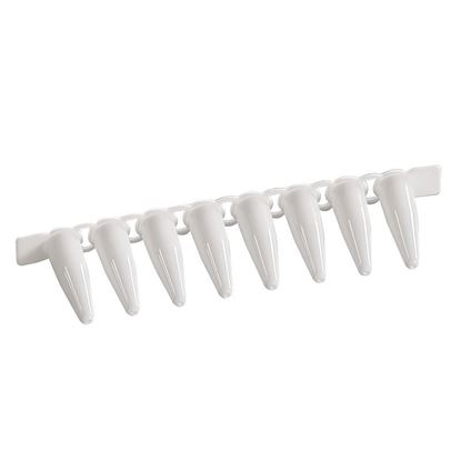 0.2ML PCR 8-STRIP TUBES, WHITE, NEST