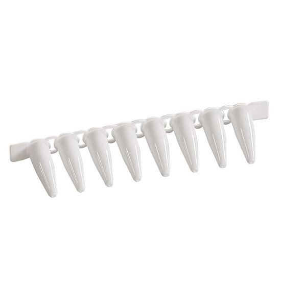 0.2ML PCR 8-STRIP TUBES, WHITE, NEST