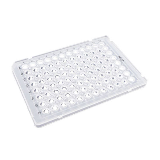 0.2ML 96 WELL PCR PLATE, SEMI-SKIRT, CLEAR, A12 NOTCH, NEST