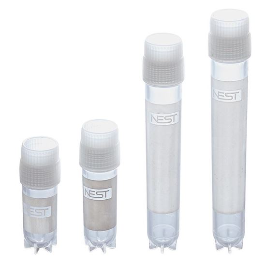 CRYOGENIC VIAL, SELF-STANDING, EXTERNAL THREAD, STERILE, NEST