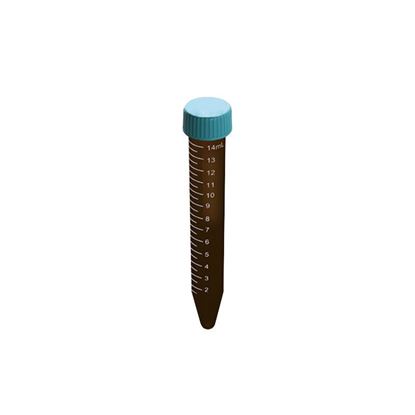 CENTRIFUGE TUBES, AMBER, 15ML, RACK, STERILE, NEST