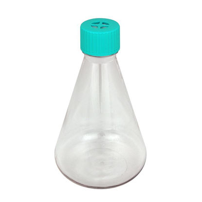 ERLENMEYER FLASKS WITH VENT CAPS, FLAT BASE, STERILE, NEST