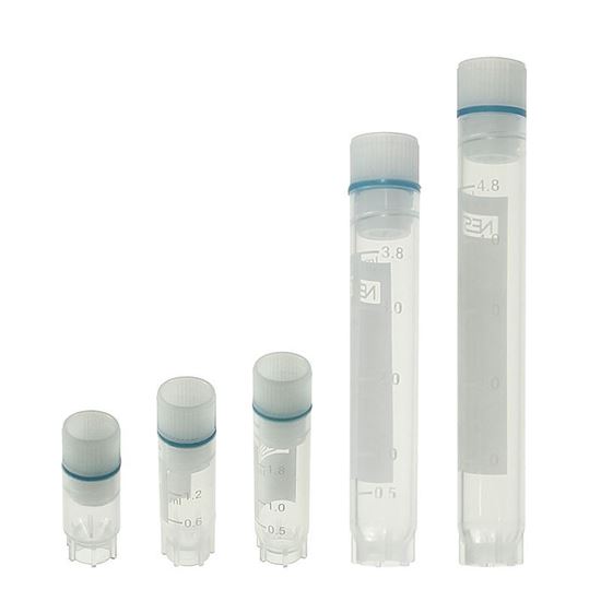 CRYOGENIC VIAL, SELF-STANDING, INTERNAL THREAD, STERILE, NEST
