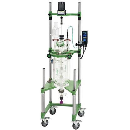 10L PROCESS REACTORS, CYLINDRICAL, JACKETED, ELECTRIC OR AIR MOTOR