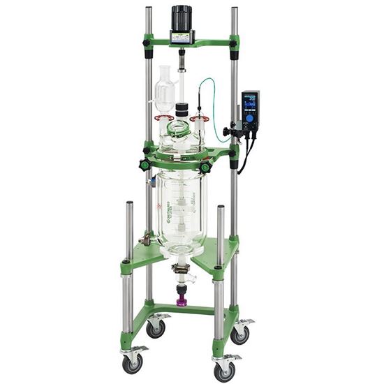 10L PROCESS REACTORS, CYLINDRICAL, JACKETED, ELECTRIC OR AIR MOTOR