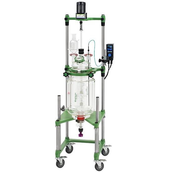 20L PROCESS REACTORS, CYLINDRICAL, JACKETED, ELECTRIC OR AIR MOTOR