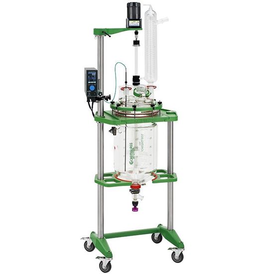 30L PROCESS REACTORS, CYLINDRICAL, JACKETED, ELECTRIC OR AIR MOTOR